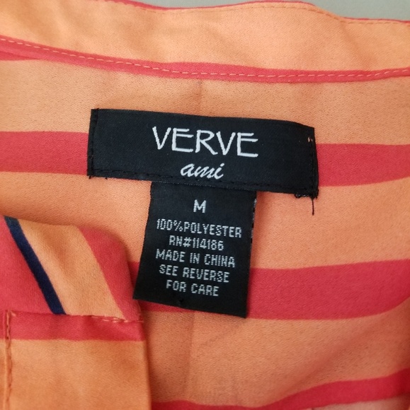 2 for $30 Verve Ami Orange Stripped Tunic - Picture 7 of 7